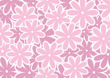 Pembe çiçekli bahar güzel mevsim tropikal dekorasyon arka planı. vektör illüstrasyonu.