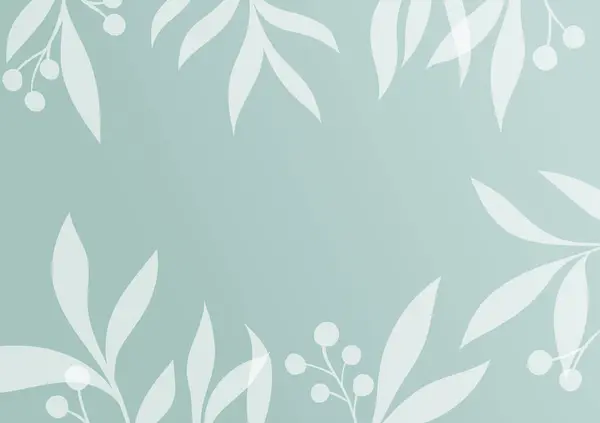 Doğal yeşil yaprak doğal yumuşak duvar kağıdı arka planı. vektör illüstrasyonu.
