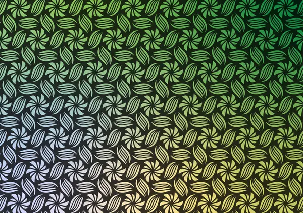 Çiçek yeşili, modern tarz arka plan. vektör illüstrasyonu.