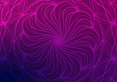 Modern tasarım mor çizgi çiçek arkaplanı. vektör illüstrasyonu.