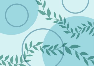 Mavi çizgi soyut geometri yaprak eğrisi arka planı. vektör illüstrasyonu.