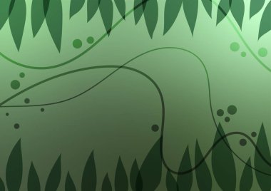 Yaprak yeşili resim çizimi soyut arkaplan