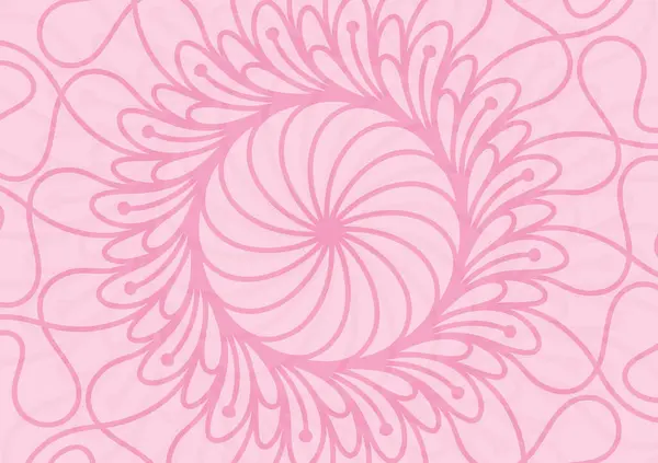 Yumuşak pembe sanat desenli mandala çiçeği arkaplanı