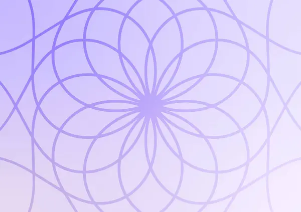 Sanat çiçeği mandala yumuşak eğimli arkaplan