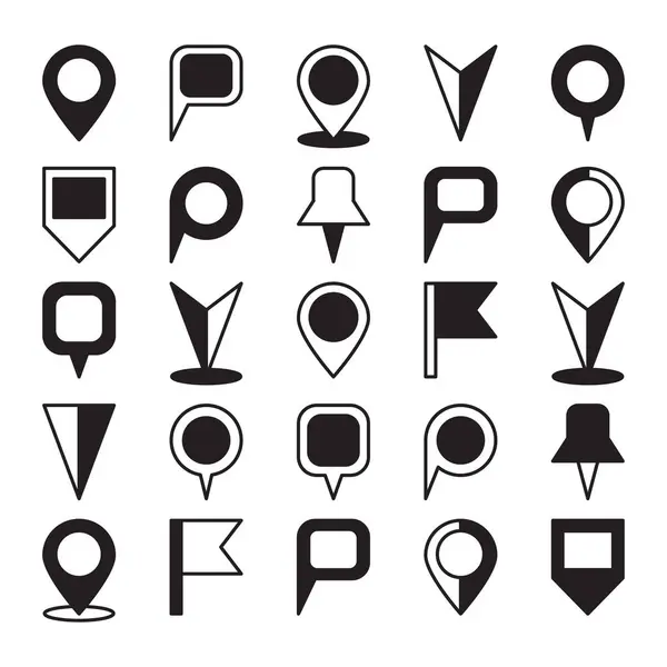 Konum haritası simge nokta nokta nokta yeri. vektör illüstrasyonu