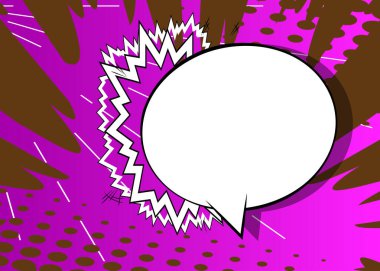 Çizgi film, karikatür arkaplanı, çizgi roman arkaplanı. Retro vektör çizgi romanları pop sanat çizimi tasarımı.