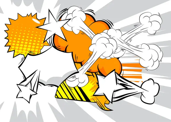 Çizgi film beyaz ve sarı arka plan, çizgi roman arkaplanı. Retro vektör çizgi romanları pop sanat tasarımı.