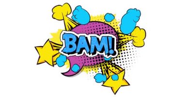 Çizgi roman, pop sanatı, baloncuk bam metni. Çizgi roman hareketi grafikleri.