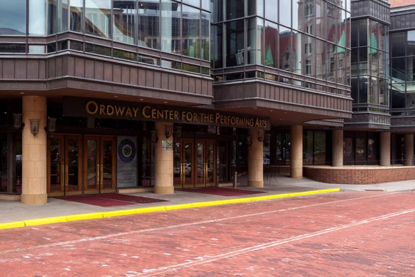 Minneapolis May 2023 Street Level Shot Entryway Ordway Center Performing — Stock Photo, Image