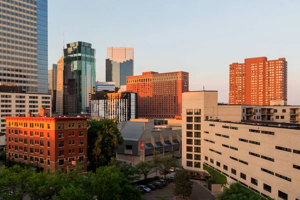 Minneapolis May 2023 Medium Shot Downtown Minneapolis Sunset Seen Loring — Stock Photo, Image