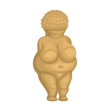 Venüs figürü Antik Heykel illüstrasyon Vektörü