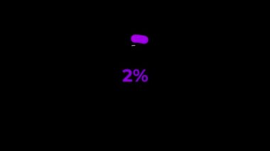 Circle percentage diagrams Science Futuristic Loading Circle Ring. Loading Transfer Download Animation 0-70% in Violet science effect.