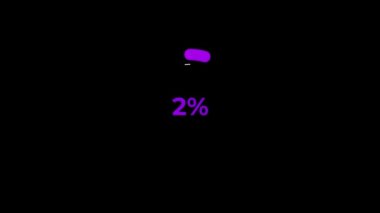 Circle percentage diagrams Science Futuristic Loading Circle Ring. Loading Transfer Download Animation 0-80% in Violet science effect.