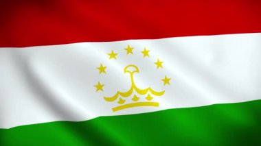 Tacikistan Dalgalanan Bayrağı, Tacikistan Bayrağı, Tacikistan Bayrağı Dalgalanan Animasyon, Tacikistan Bayrağı 4K