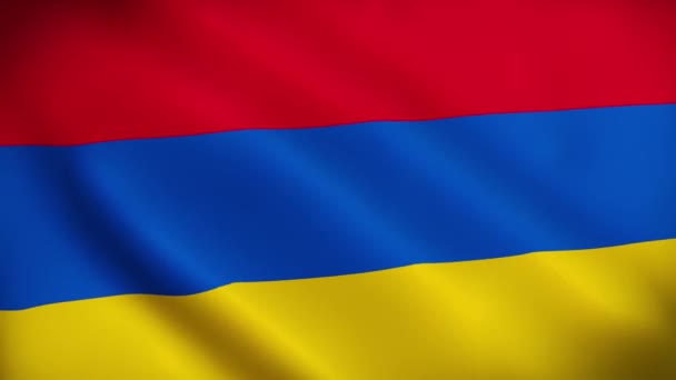 Armenia Waving Flag Armenia Flag Flag Armenia Waving Animation Armenia — Stock Video