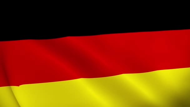 Flag Germany High Quality Resolution — стокове відео