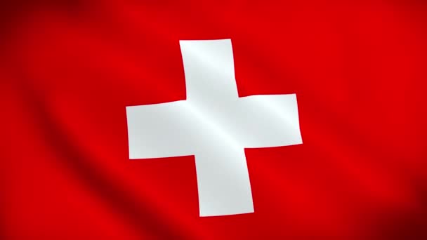 Flag Switzerland High Quality Resolution — Video