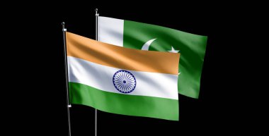 Hindistan Pakistan çatışma konsepti. Savaş senaryosu.