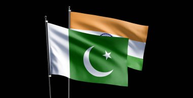 Hindistan Pakistan çatışma konsepti. Savaş senaryosu.