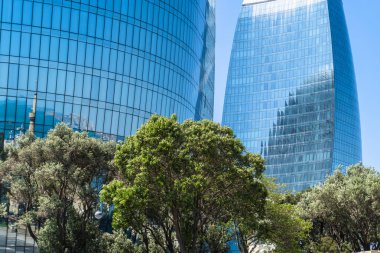 Bakü Azerbaijan manzarası, baku