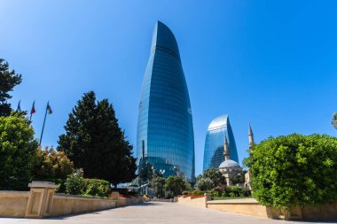 Bakü Azerbaijan manzarası, baku