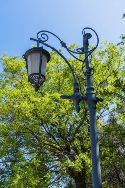 Bakü 'nün şehir manzarası. Tatil ve seyahat konsepti.
