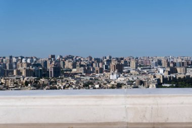 Bakü, Azerbaycan 'ın hava manzarası