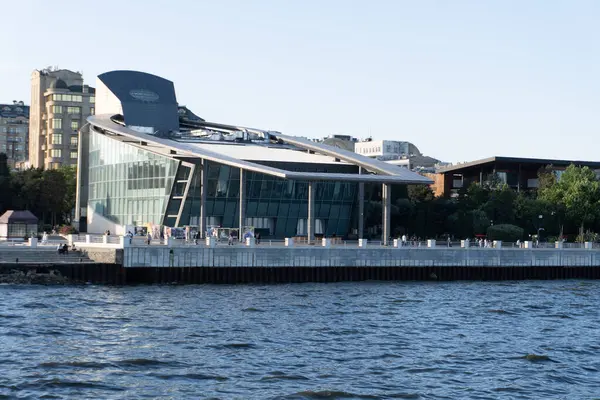 Bakü Bulvarı 'nın muhteşem manzarası.