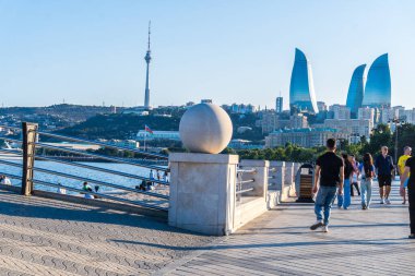 Bakü - Azerbaycan 'da harika ve güzel bir şehir.