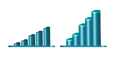 3B Bilgisel iş vektörü illüstrasyonu