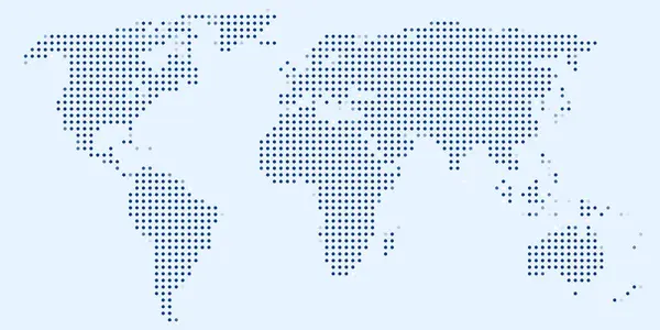 Dünya haritası vektör çizimi. Genel kavram