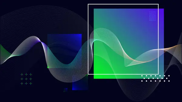 Gelecekçi Geometrik Bileşim Arkaplanı