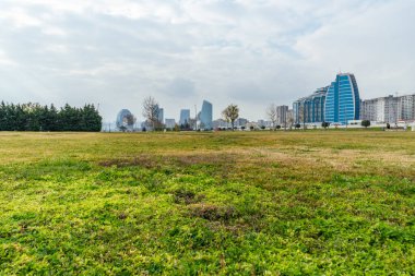 Bakü, Azerbaycan 'da kentsel fotoğraf yakalama