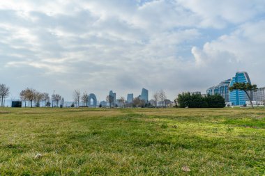 Bakü, Azerbaycan 'da kentsel fotoğraf yakalama