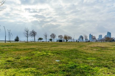 Bakü, Azerbaycan 'da kentsel fotoğraf yakalama