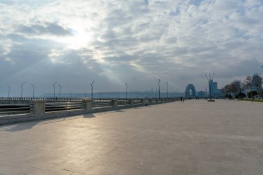 Bakü, Azerbaycan 'da kentsel fotoğraf yakalama