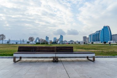 Bakü, Azerbaycan 'da kentsel fotoğraf yakalama