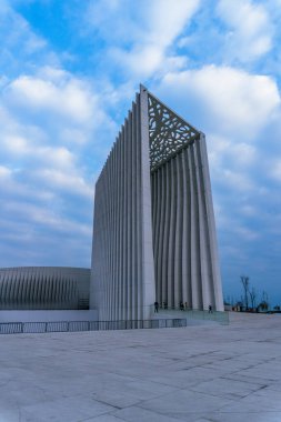 Fotoğraf, Zafer Parkı 'na yapılan bir ziyarette çekildi. Bakü, Azerbaycan.