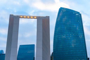 Fotoğraf, Zafer Parkı 'na yapılan bir ziyarette çekildi. Bakü, Azerbaycan.
