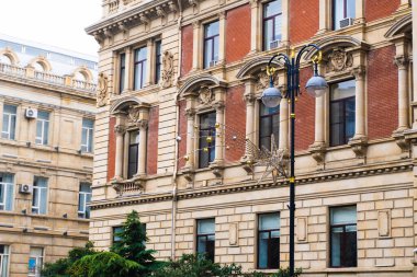 Bakü, Azerbaycan 'da yeni yıl havası.