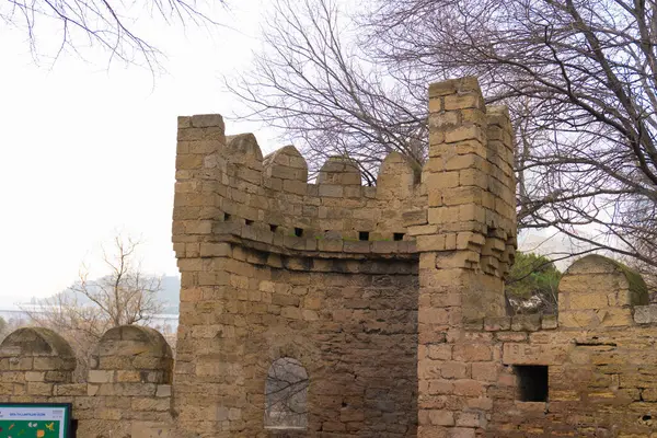 Bakü şehrinde soğuk hava havası var..