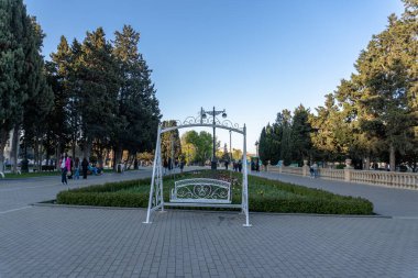 Fotoğraf Azerbaycan 'ın Bakü şehrinde çekildi..