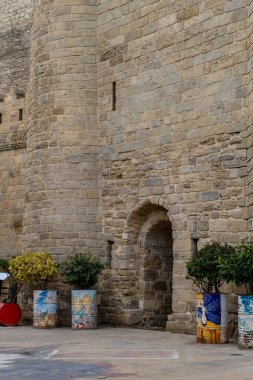 Fotoğraf Eski Şehir 'de (Icherisheher) çekilmiştir. Bakü, Azerbaycan.