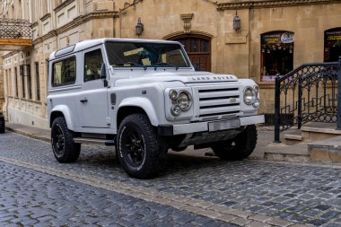 Fotoğraf Eski Şehir 'de (Icherisheher) çekilmiştir. Bakü, Azerbaycan.