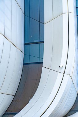 Heydar Aliyev Merkezi 'ne yaptığımız tatil ziyaretinden anılar geziyor. Bakü, Azerbaycan.