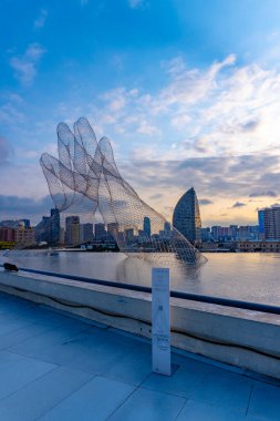 Bakü, Azerbaycan 'da şehir yolculuğu anıları.