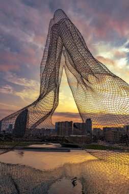 Bakü, Azerbaycan 'da şehir yolculuğu anıları.