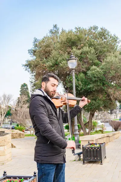 Fotoğraf Eski Şehir 'de (Icherisheher) çekilmiştir. Bakü, Azerbaycan.