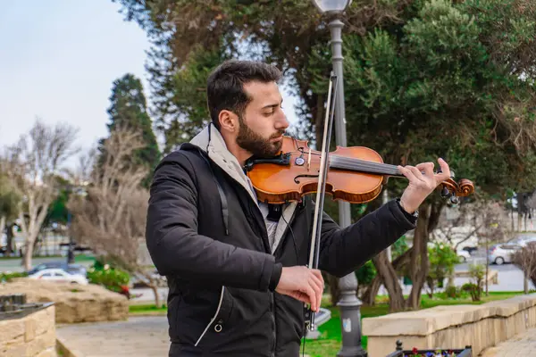 Fotoğraf Eski Şehir 'de (Icherisheher) çekilmiştir. Bakü, Azerbaycan.