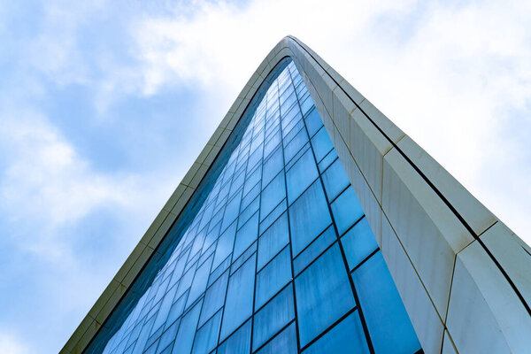 Travelling memories from the holiday visit to the Heydar Aliyev Center. Baku, Azerbaijan.